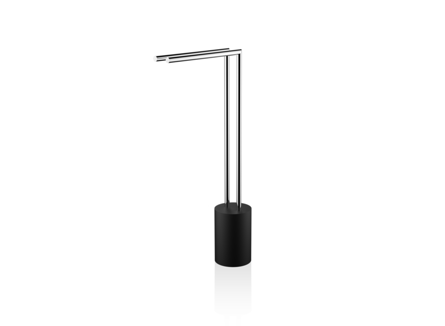 Handdoekrek 'Stone' - HT2 - Black matt / Chrome