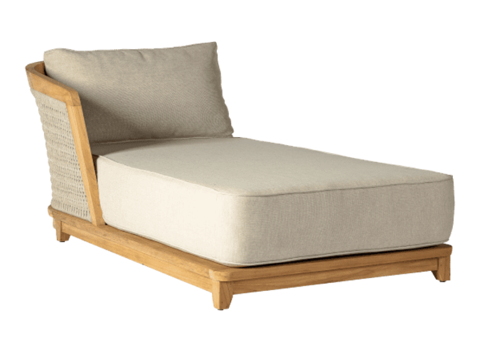 Chaise longue 'Horizon' Droit - Natural Beige