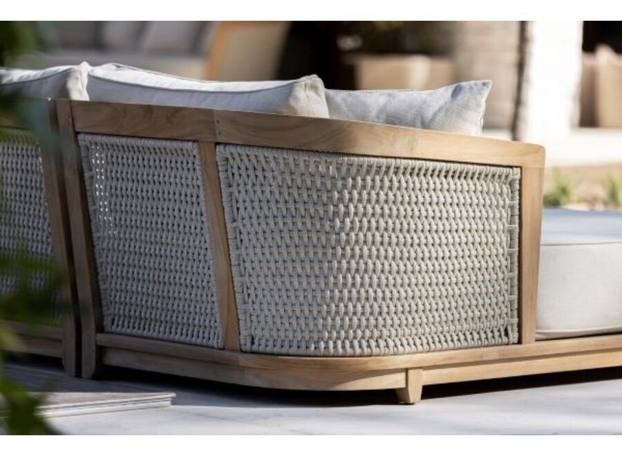 Liegestuhl 'Horizon' Links - Natural Beige