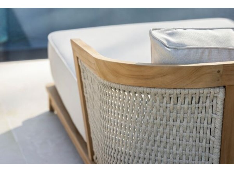 Chaise longue 'Horizon' Gauche - Natural Beige