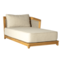 Chaise longue 'Horizon' Gauche - Natural Beige