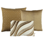 Kussencombinatie Camel/Sand: Serlyo, Perla & Morella
