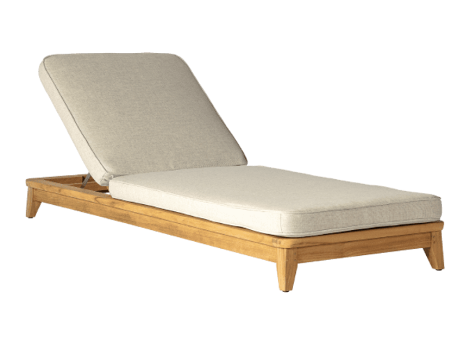 Chaise longue 'Horizon' - Natural Beige