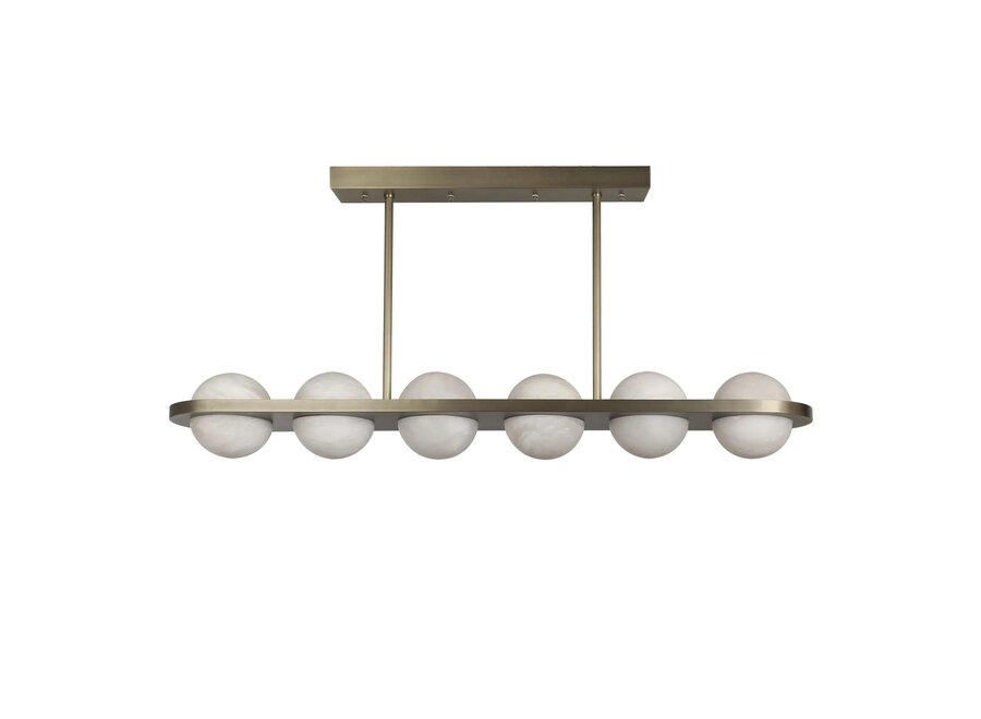 Lustre Sereno - Albaster Antique  Brass