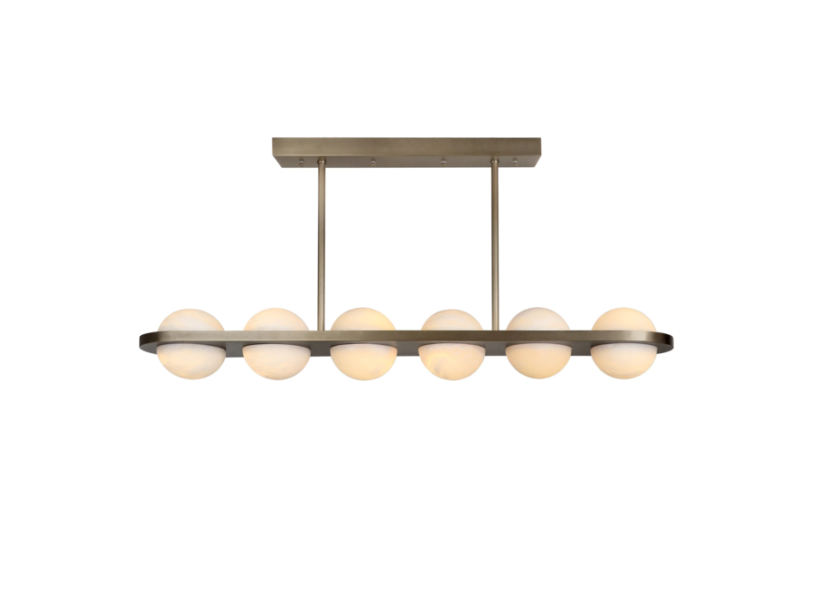 Kronleuchter Sereno - Albaster Bronze
