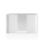 Gästehandtuchhalter 'Stone'  - White matt