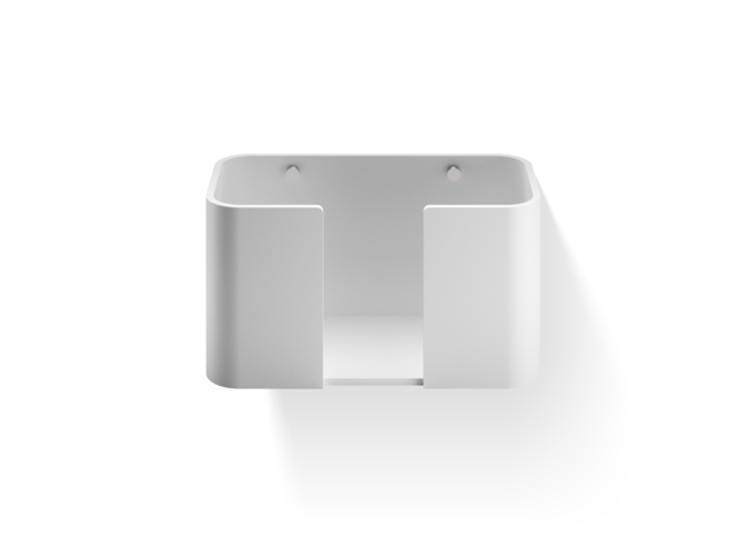 Gästehandtuchhalter Stone - Wandmontage - White matt