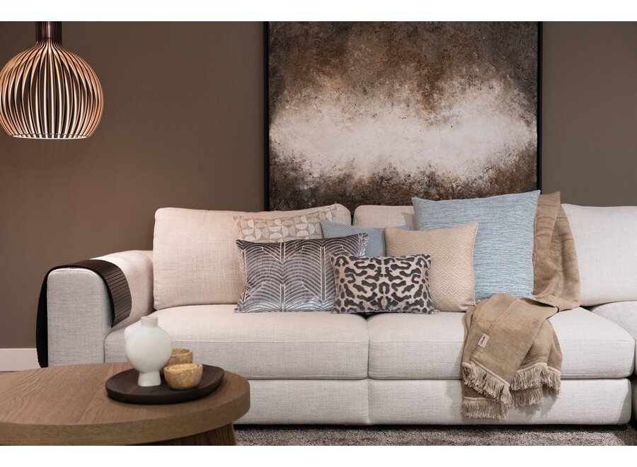 Decorative cushion Segretty Iced Blue