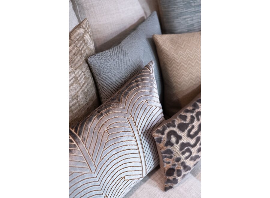 Decorative cushion Segretty Iced Blue