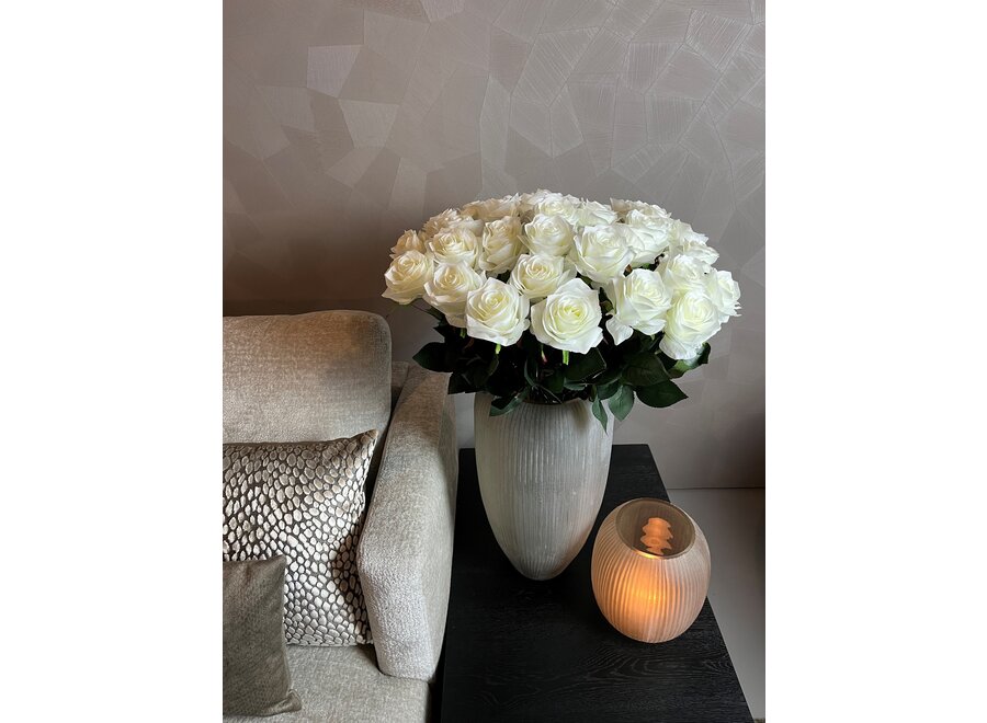 Artificial bouquet 'Roses' -White