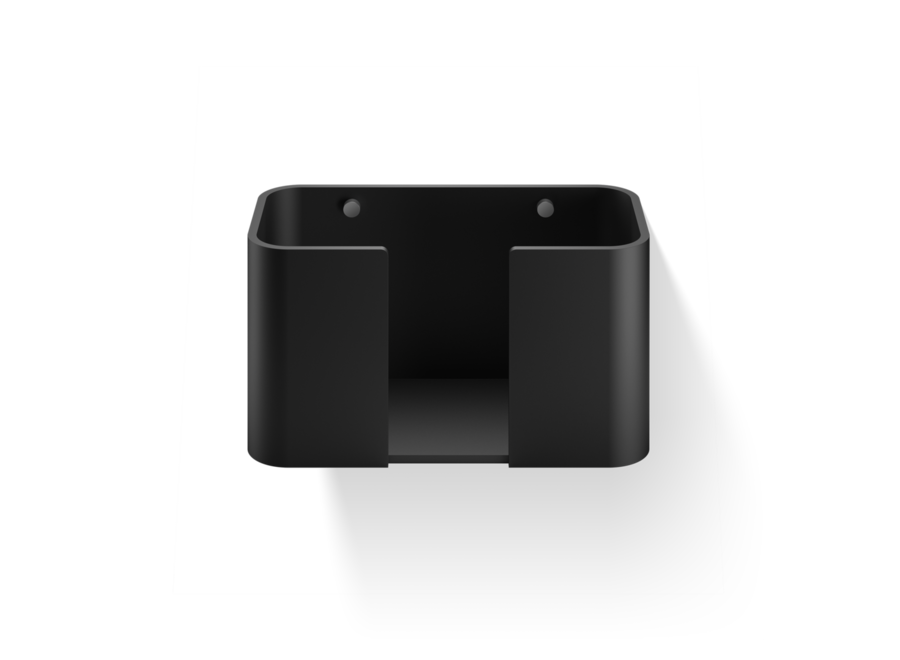 Gastendoekhouder Stone - Wandbevestiging - Black matt / Chrome