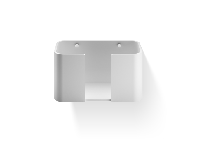 Gästehandtuchhalter Stone - Wandmontage - White / chrome
