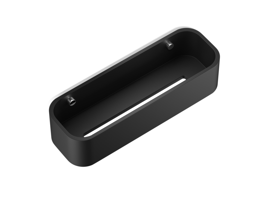Douchekorf Stone - Wandbevestiging - Black matt / Chrome