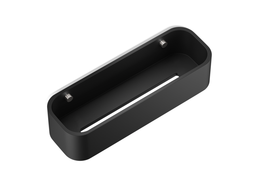 Duschkorb 'Stone'  - Wandmontage - Black / Stainless Steel matt