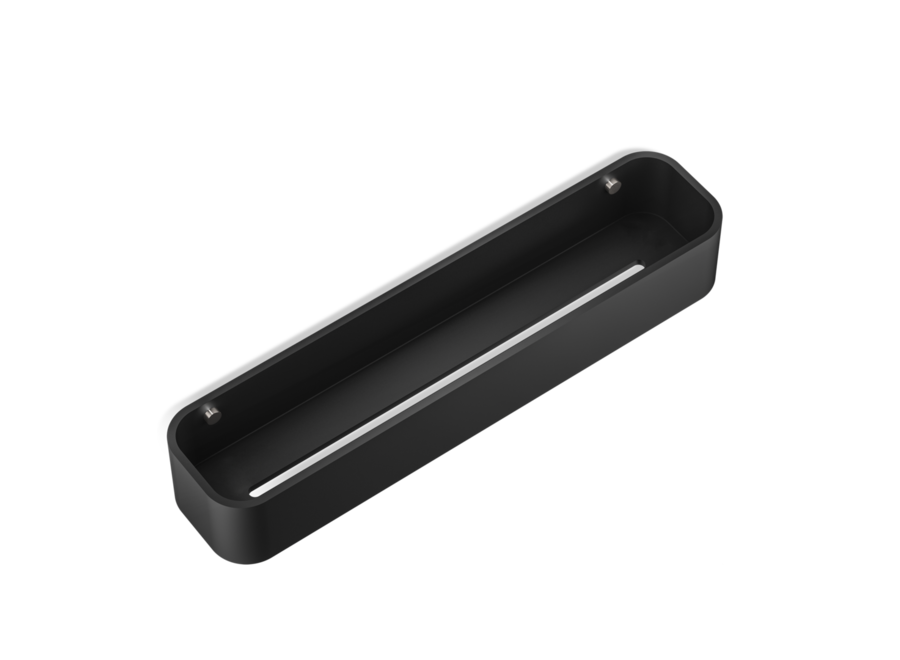 Duschkorb 'Stone'  - Wandmontage - Black / Stainless Steel matt