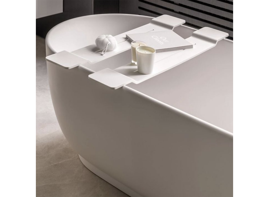 Support de baignoire 'Stone' - White matt