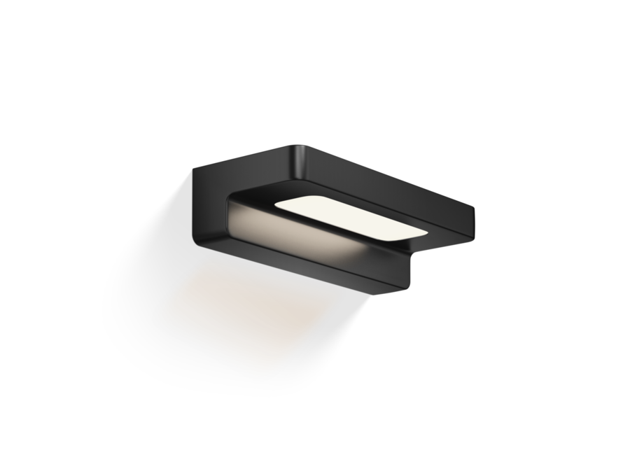 Led wandlamp 'Stone'  - Black matt