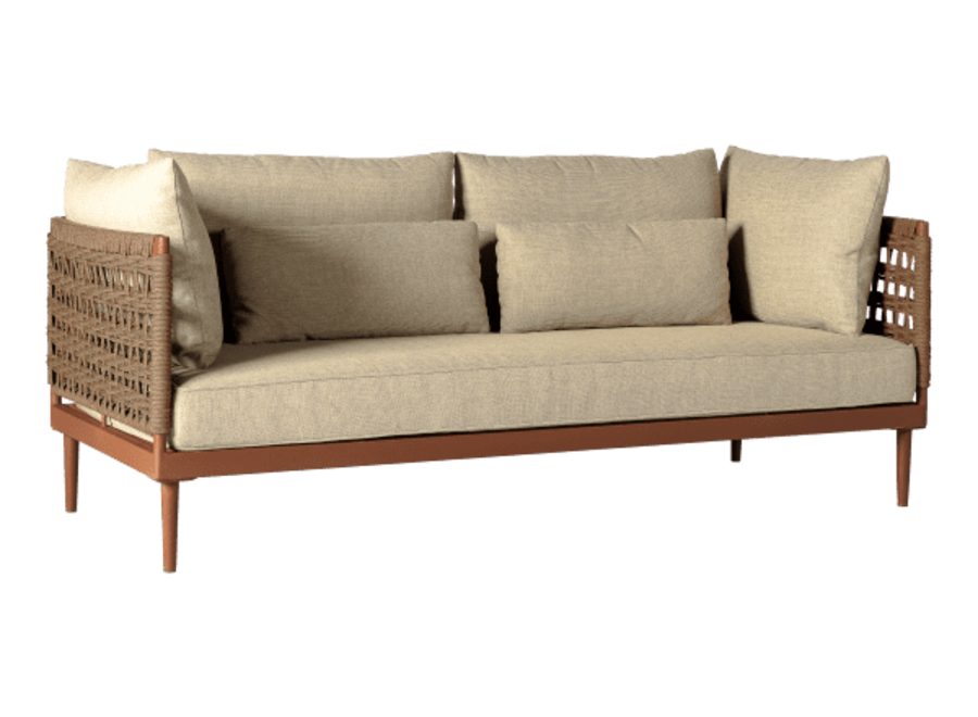 Lounge sofa 'Jaxx' - Brick