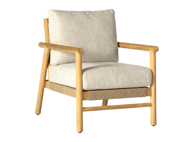 Chaise basse de salle à manger 'Lorenza' - Sand