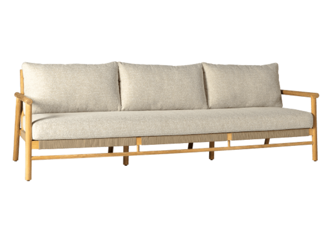 Loungebank 'Lorenza' 3-zits - Sand