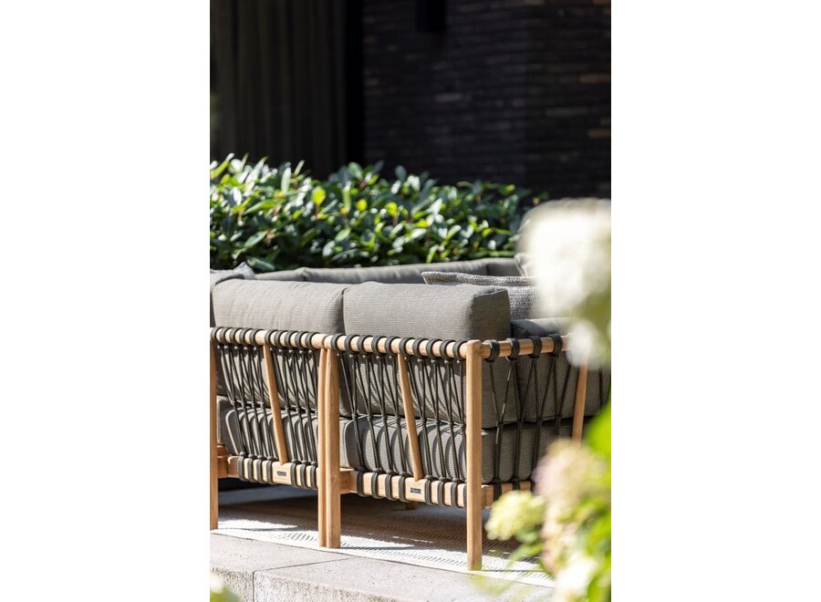 Corner module 'Valente' - Forest Green
