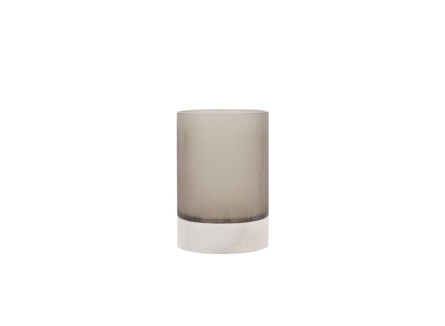 Porte-bougie 'Kalle' - M - Smoke