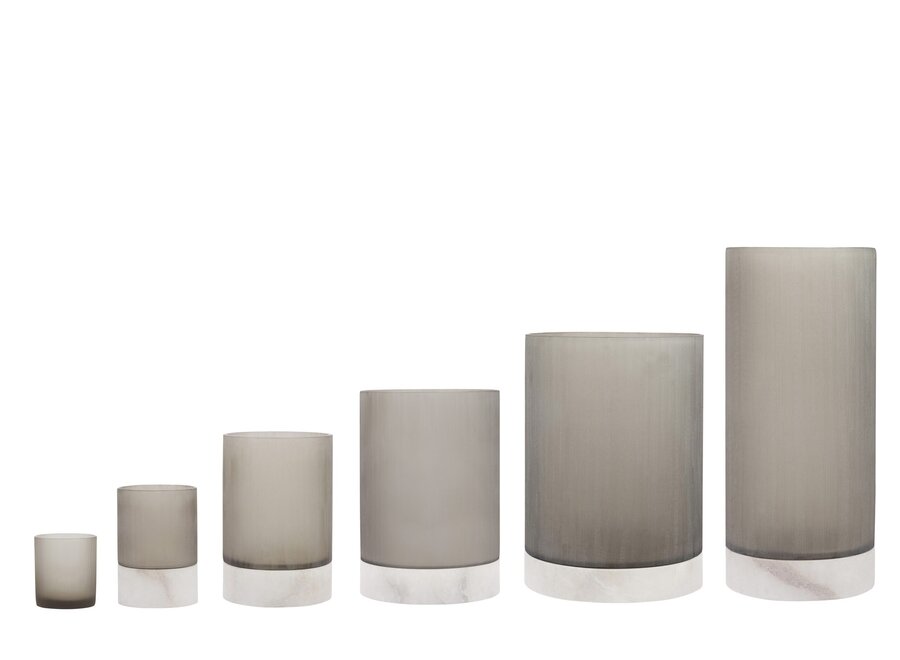 Windlicht 'Kalle' - XXL - Smoke