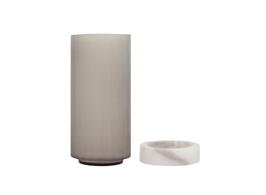 Windlicht 'Kalle' - XL - Smoke