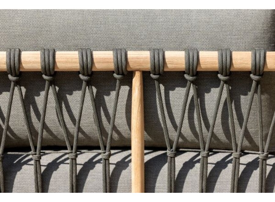 Loungesofa 'Valente' Links - Forest Green