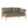 Lounge sofa 'Valente' Left - Forest Green