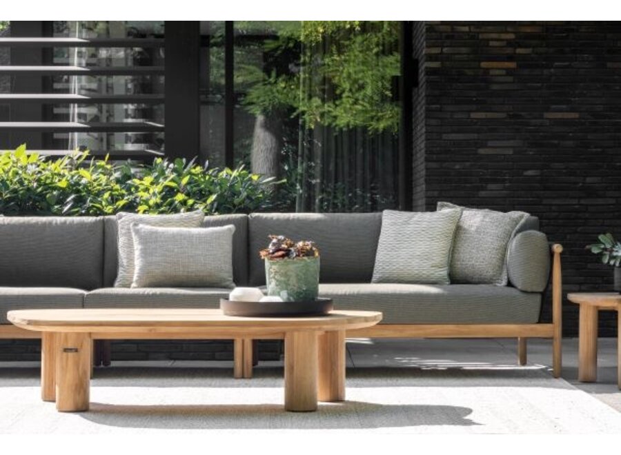 Loungebank 'Valente' Left - Forest Green