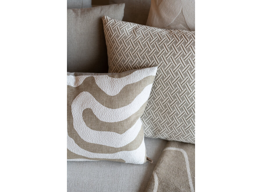 Decorative cushion Shimmy Off White