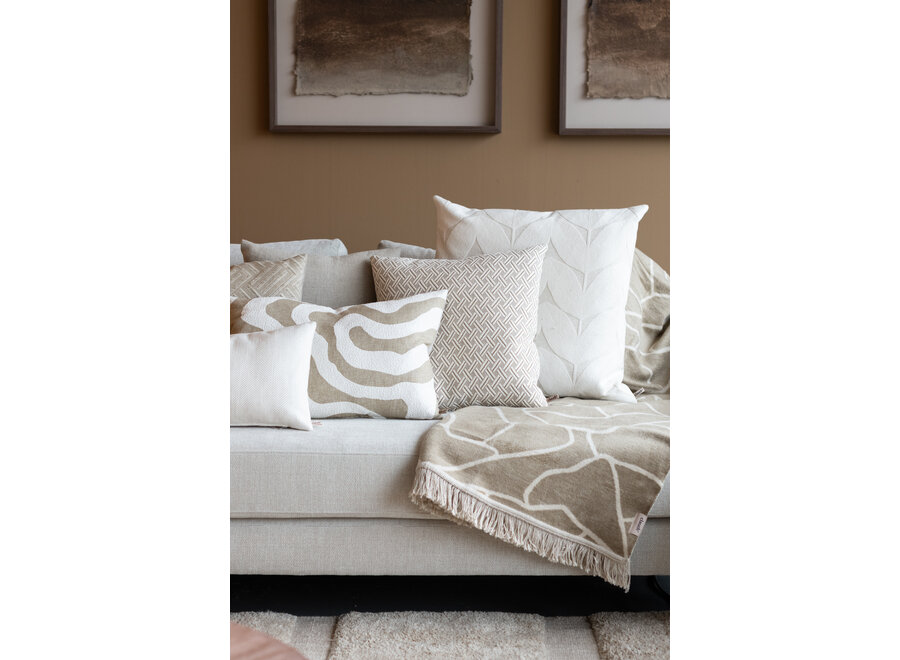 Decorative cushion Shimmy Off White