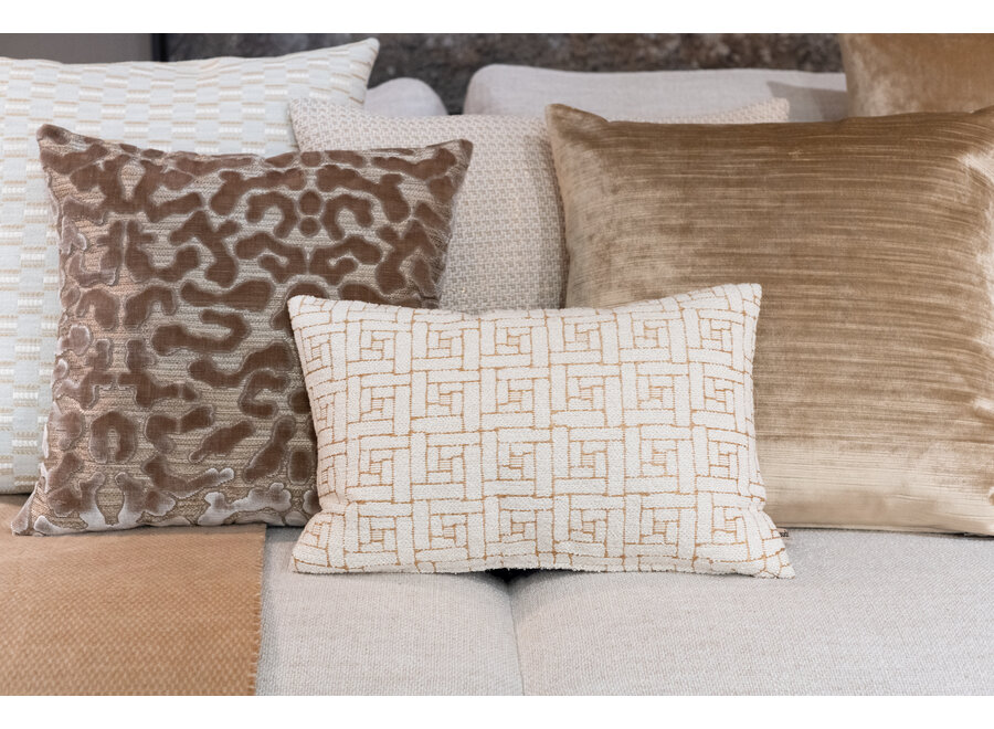 Coussin décoratif Pincie Exclusive White/Gold