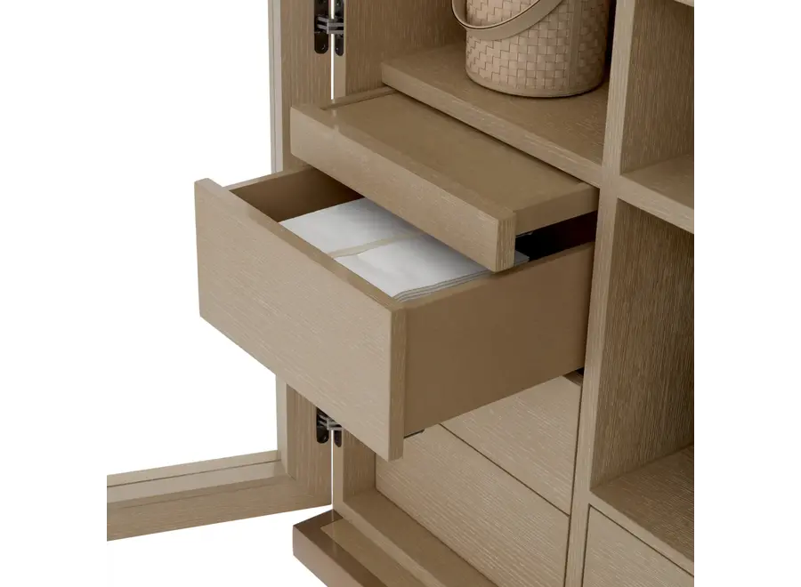 Bar Cabinet 'Connaught' - Washed Oak