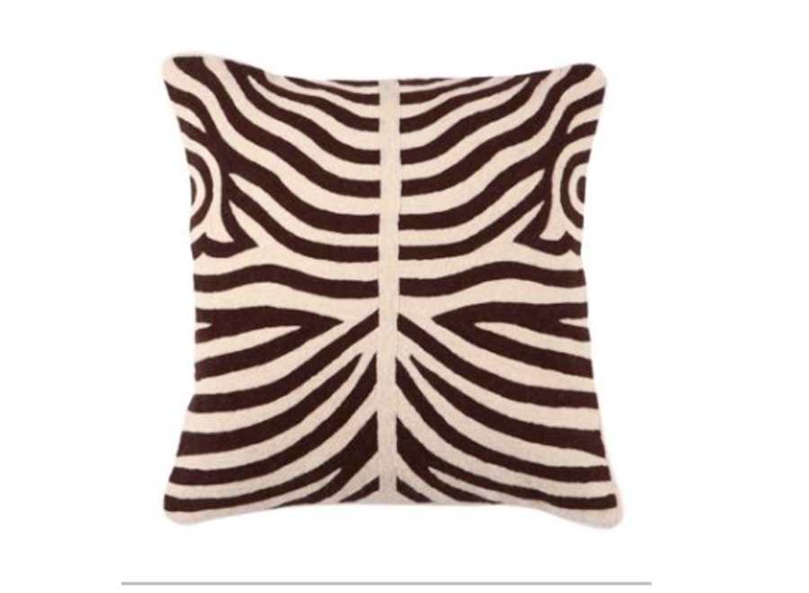 Cushion Zebra - Brown