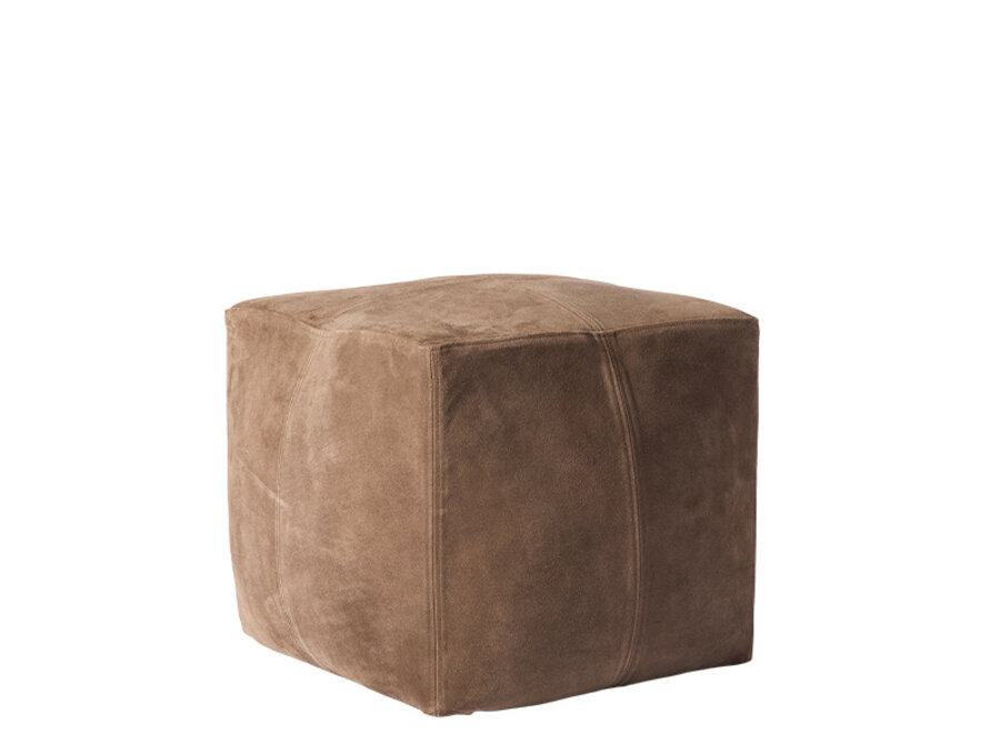 Tabouret 'Bronx' - suède