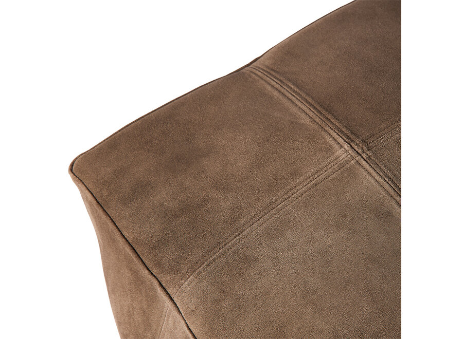 Tabouret 'Bronx' - suède