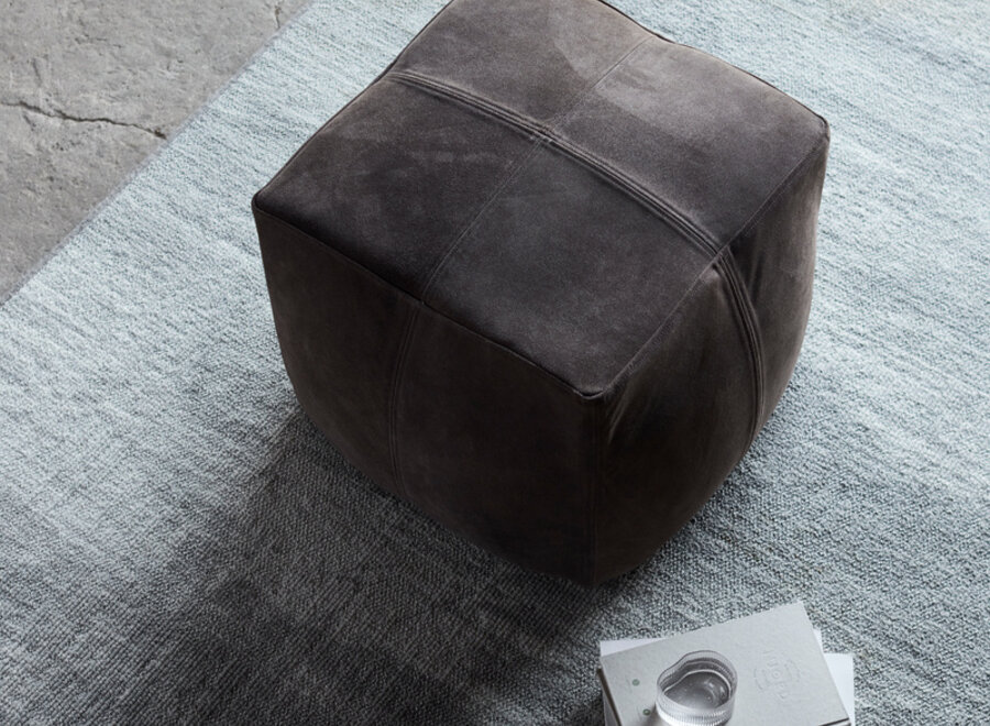 Tabouret 'Bronx' - suède