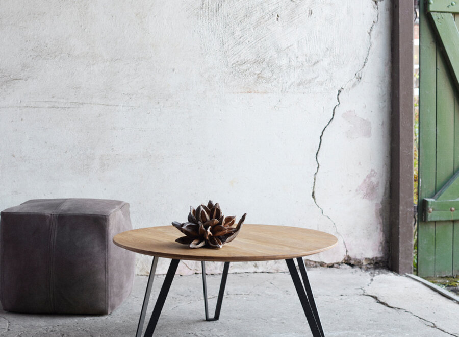 Tabouret 'Bronx' - suède