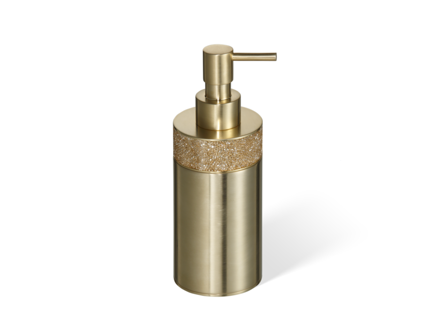 Soap dispenser Rocks - Gold matt