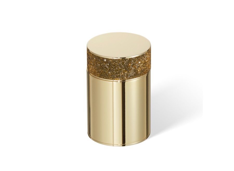 Storage box with lid Rocks - Gold