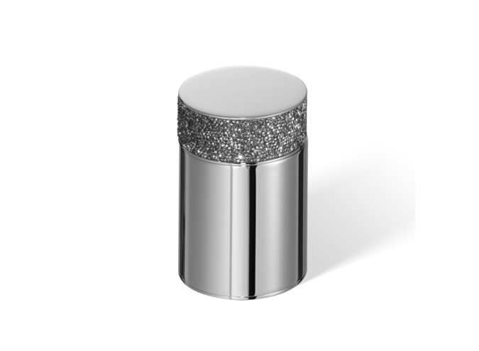 Storage box with lid Rocks - Chrome