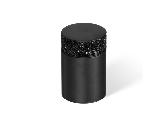 Opbergdoos met deksel Rocks - Black matt