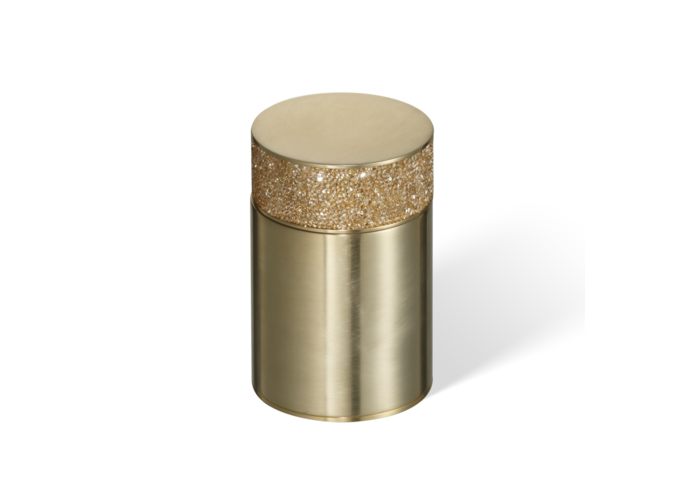 Storage box with lid Rocks - Gold matt