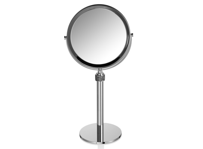 Vanity Mirror Rocks - Chrome
