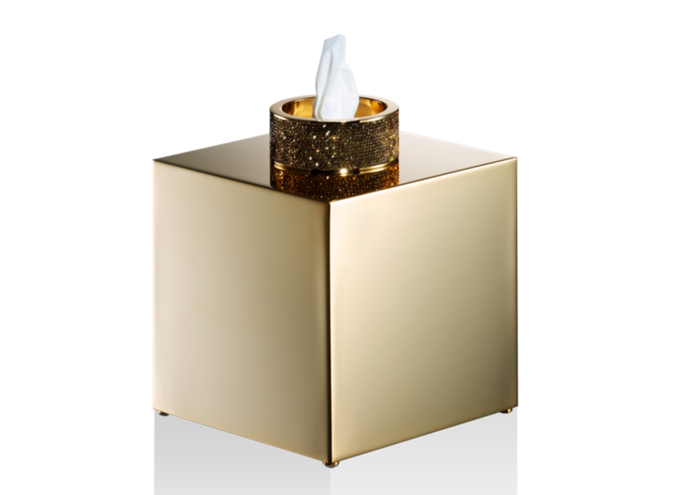 Taschentuchbox Rocks - Gold