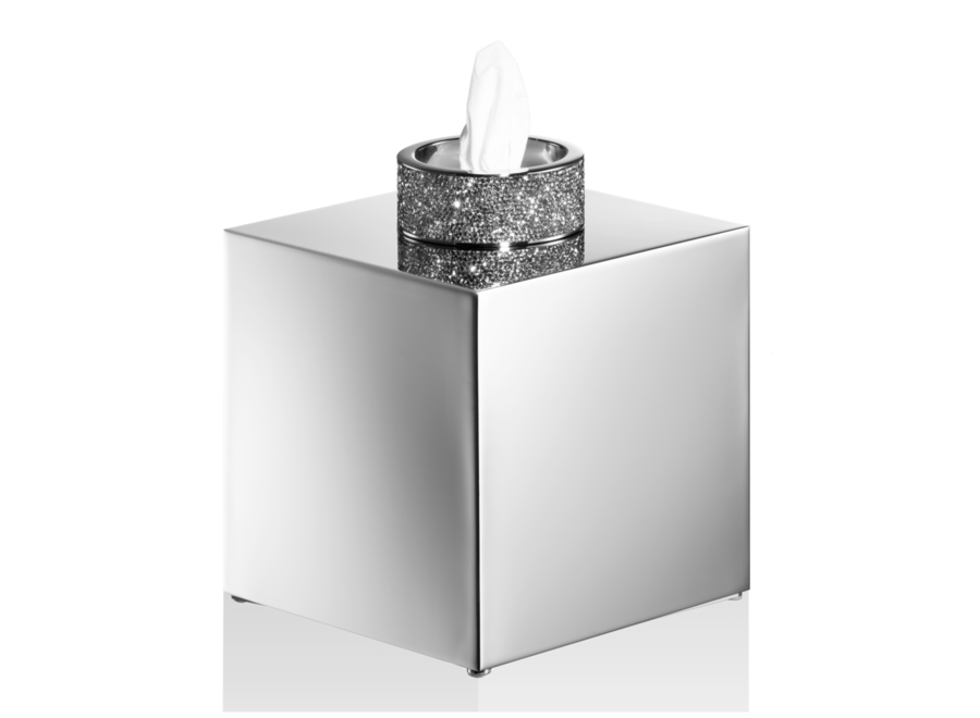 Taschentuchbox Rocks - Chrome