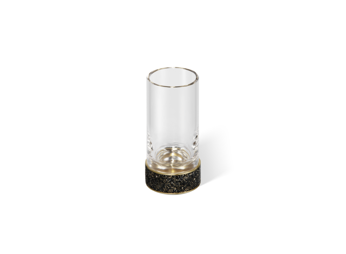 Beker Rocks - Dark metal Matt / Clear Glass