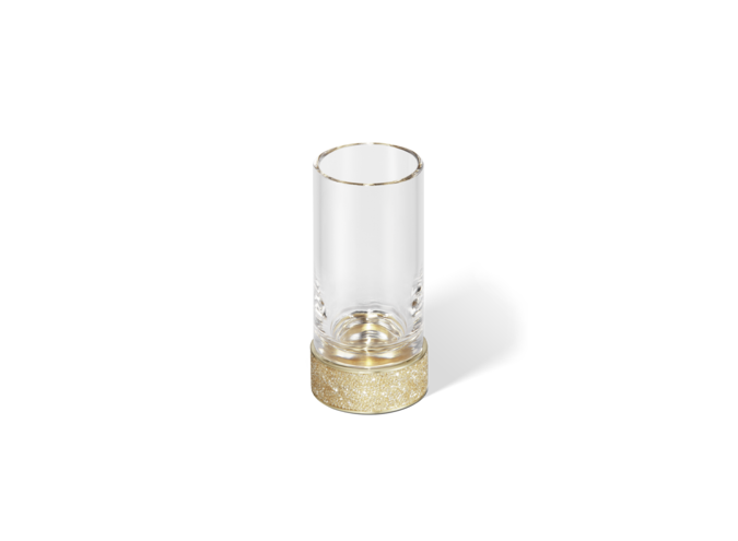 Beker Rocks - Gold Matt / Clear Glass